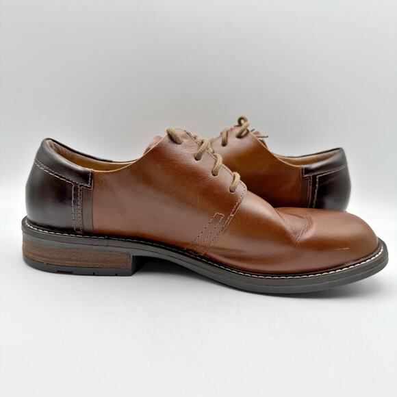 Naot Mens Chief Dress Shoe EU 41 US 8 Standard Brown Leather EUC main image 11
